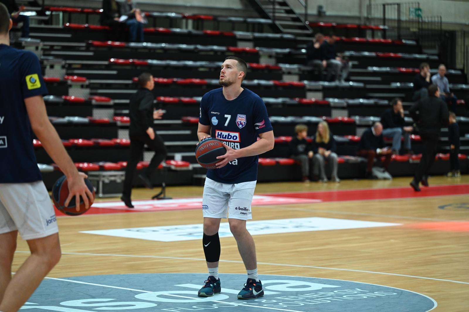 Noah Baumann - Hubo Limburg United - Speciale match in Leuven - BNXT-League - Basketbal