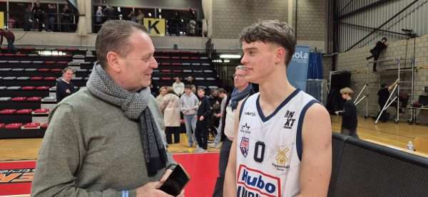 Cas Van Der Zande-Hubo Limburg United-Droomdebuut-BNXT League.