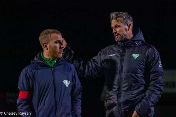 Nationaal Voetbal - 3de klasse B - KEWS Schoonbeek-Beverst - Yves Beckers minimaliseert zijn rol