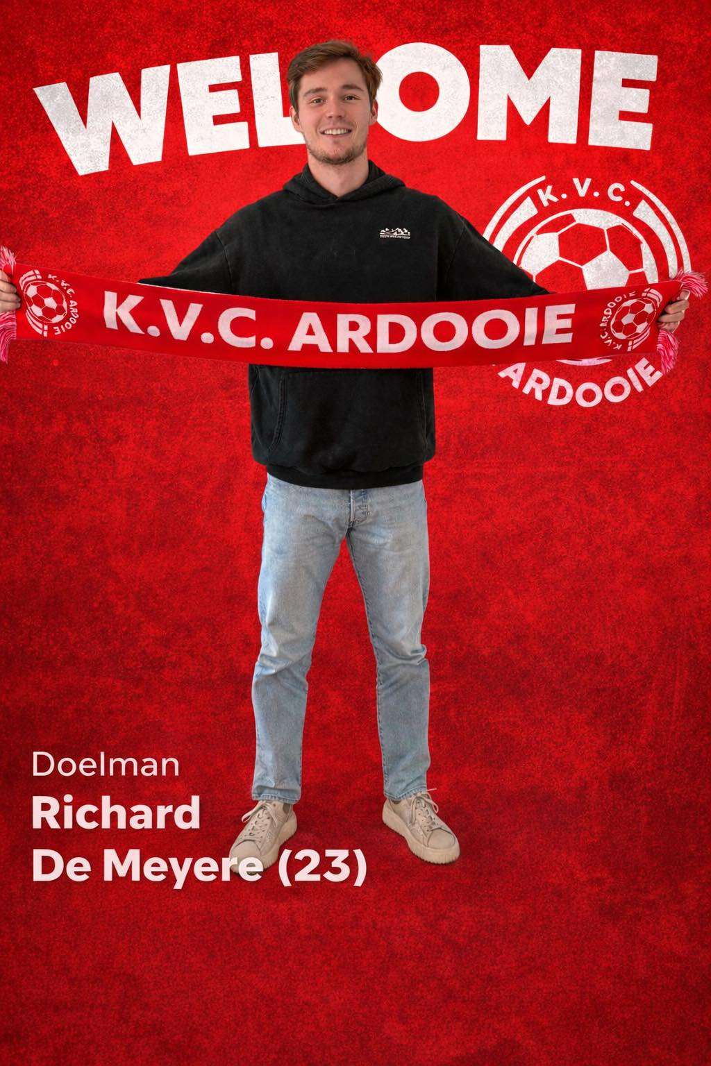 Provinciaal Voetbal-1ste provinciale West-Vlaanderen-KVC Ardooie-Richard De Meyere-eerste transfer