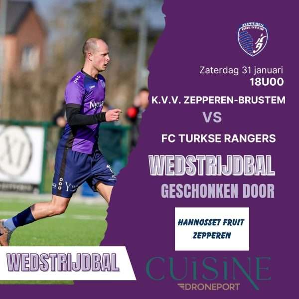 Natioaal voetbal - 3de nationale B - KVV Zepperen-Brustem - FC Turkse Rangers - Zepperen-Brustem zet