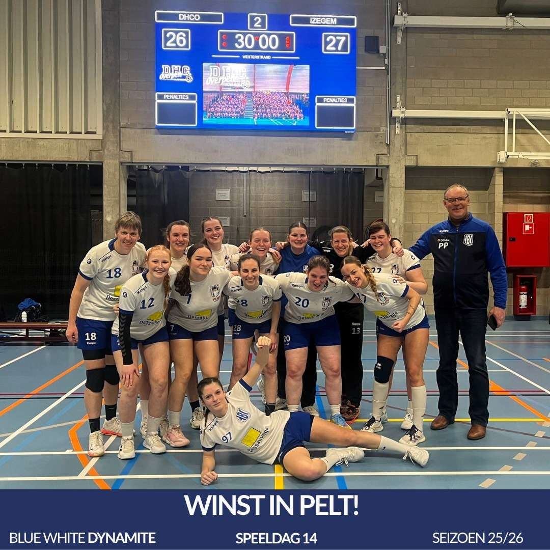 Hestia - Hestia Bilzen - handbal - 2de nationale dames - dameshandbal - Besox Handbalclub Izegem - Sporting Pelt - DHC Overpelt