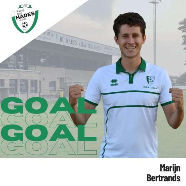 Nationaal voetbal - 2de nationale B - RC Hades - Marijn Bertrands - Gaan moeten knokken tot het bittere einde