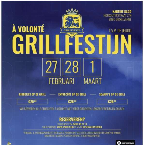 Provinciaal voetbal - 4de provinciale B Oost-Vlaanderen - KSC Dikkelvenne - Mario Van Den Noortgaete en KSC Dikkelvenne A uit mekaar