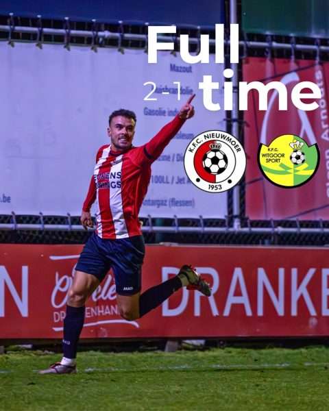 Provinciaal voetbal - 1ste provinciale Antwerpen - KFC Nieuwmoer - KFC Witgoor Sport - Nieuwe nederlaag voor leider KFC Witgoor Sport