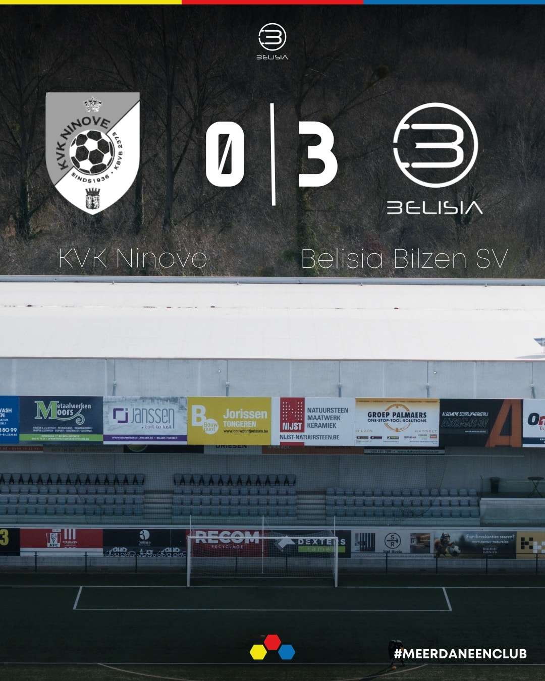 Nationaal voetbal - 1ste klasse - KVK Ninove - Belisia SV - Dave Van Waes (KVK Ninove) legt functie neer