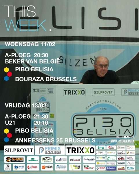 Futsal - ZVC Pibo Belisia - voetbal - ZVC Pibo Belisia brusselt nog tweemaal deze week