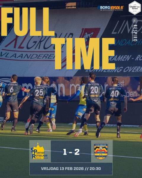 Nationaal voetbal - 2de klasse B - Sportief Rotselaar - KVK Wellen - Nog eens een zege voelt lekker aan