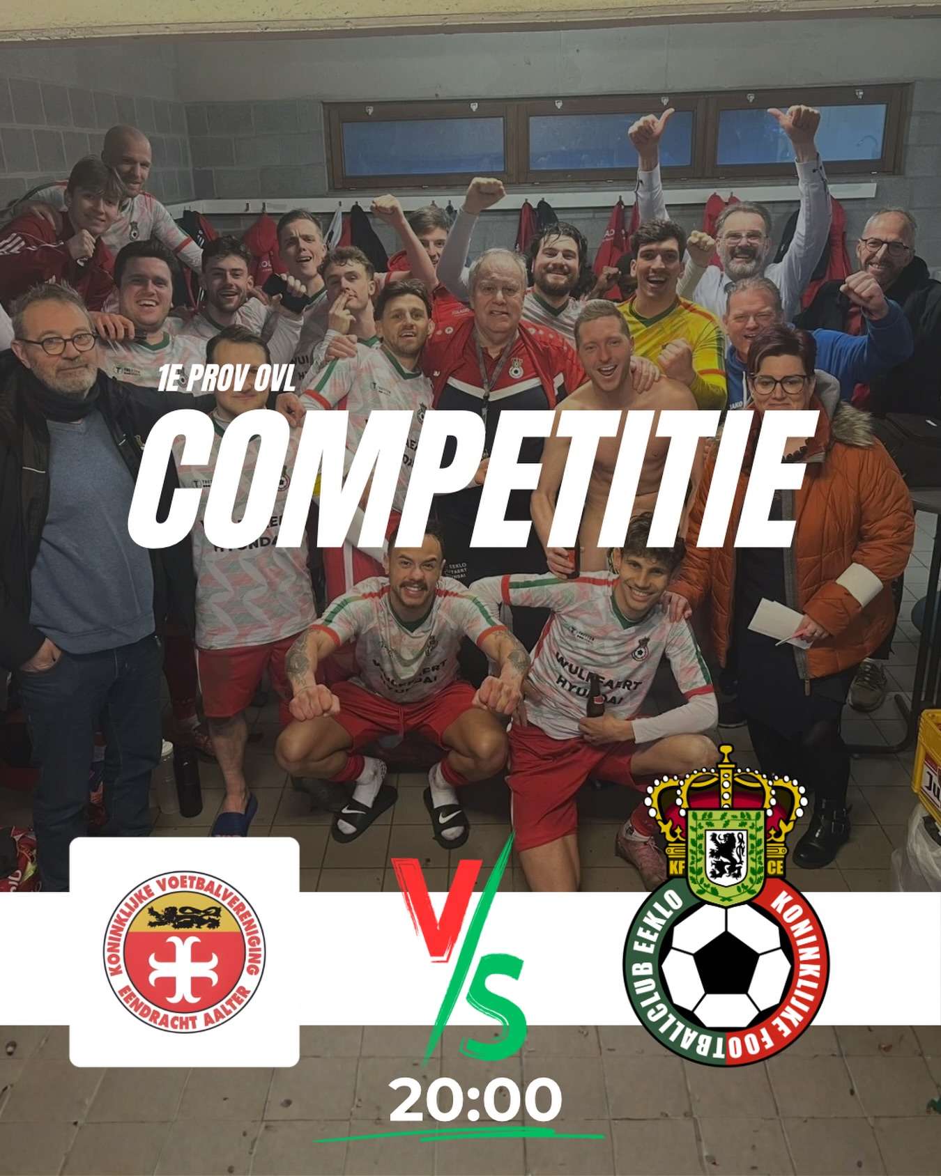 Provinciaal voetbal - 1ste provinciale Oost-Vlaanderen - KV Eendracht Aalter - KFC Eeklo - Oost-Vlaamse topper