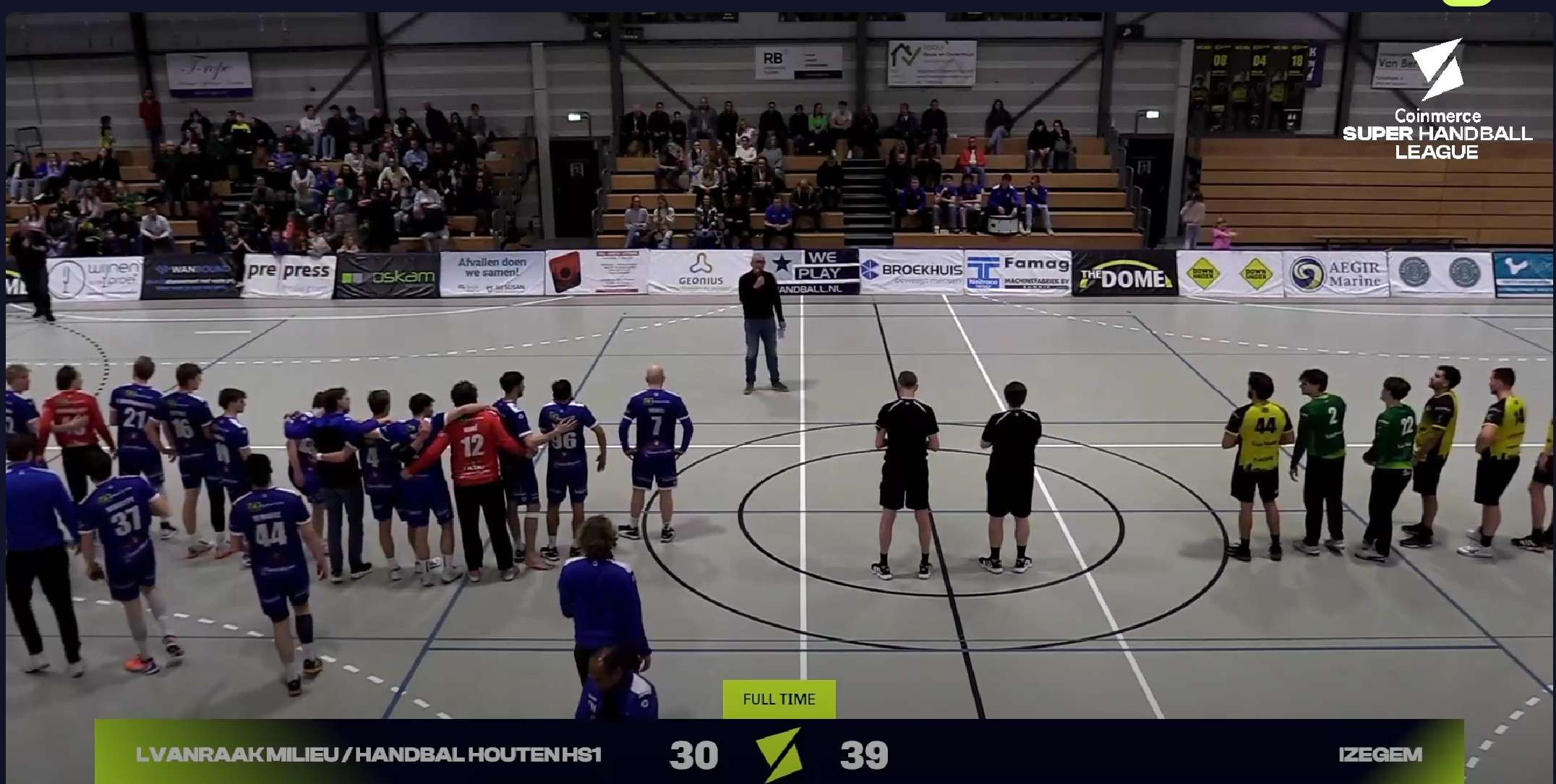 Super Handball League - Nationaal handbal - BESOX Handbalclub Izegem domineert in Houten