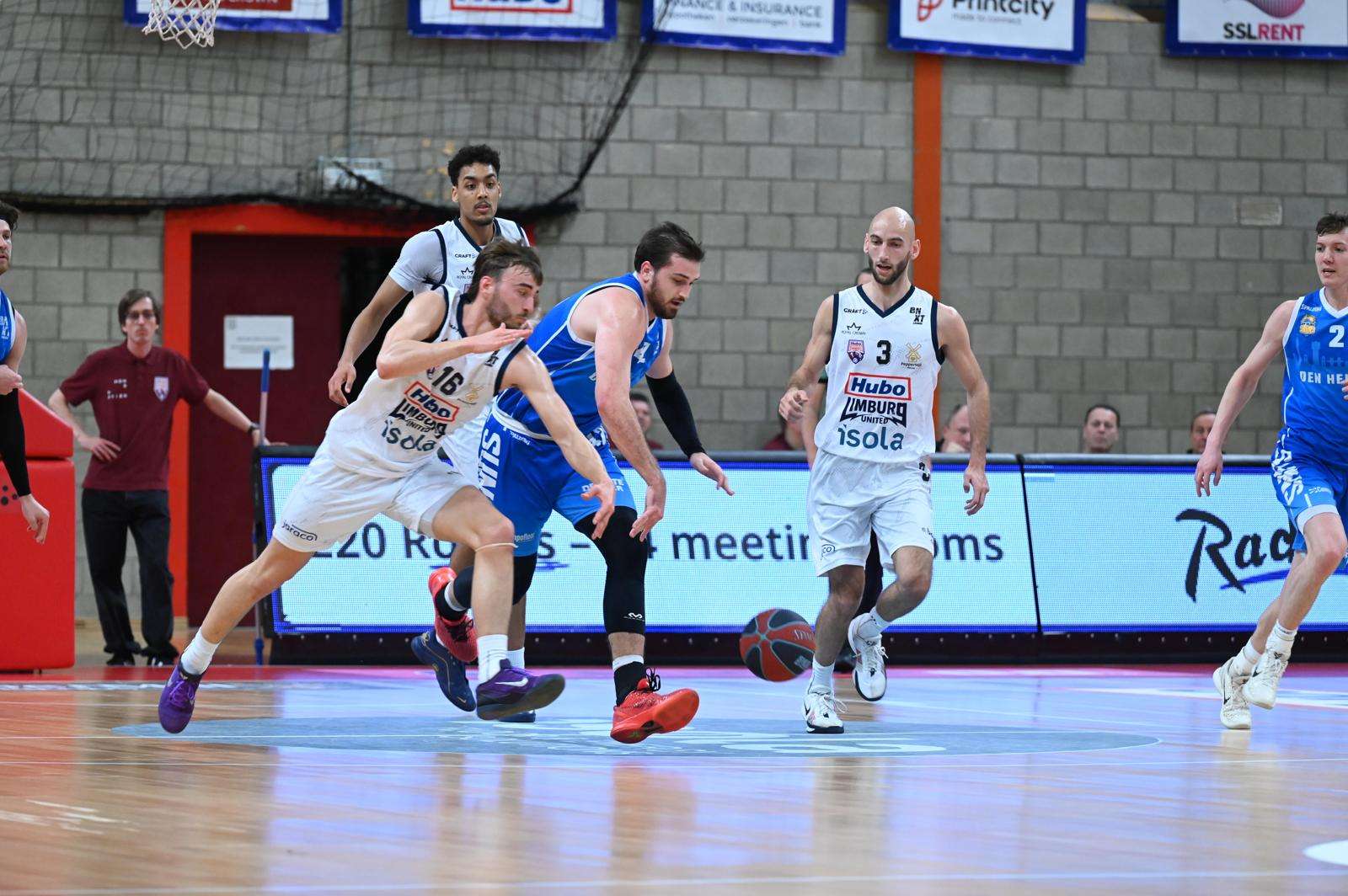 BNXT-League - Basketbal - Hubo Limburg United - Aubin Gateretse - Moeten knokken tegen Den Helder Suns