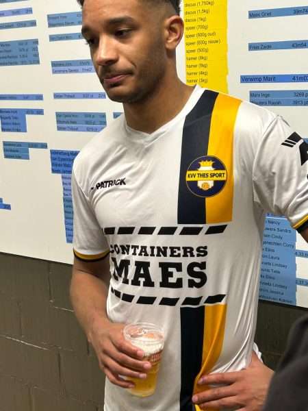 Nationaal voetbal - eerste nationale - Thes Sport - Fallou Fall - Kunnen leven met puntendeling