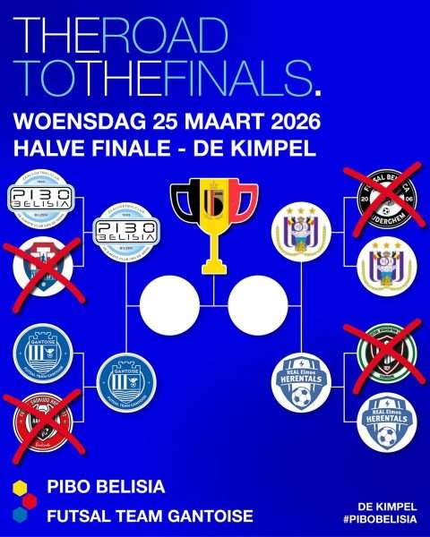 Voetbal - Futsal - Pibo Belisia - Futsal Team Gantoise - Pibo Belisia op zoek naar de Bekerfinale