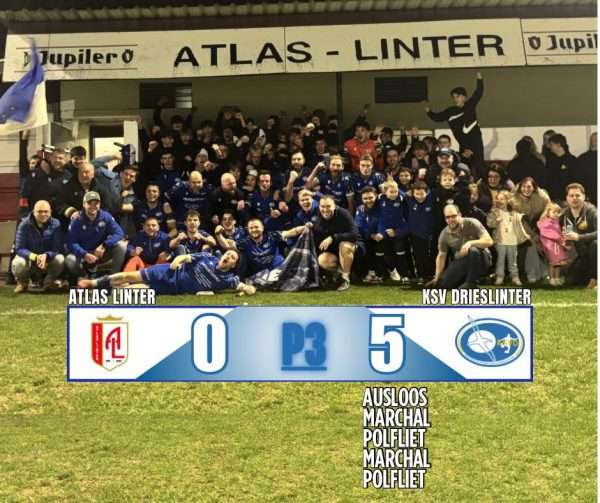 Provinciaal voetbal - 3de provinciale D Vlaams-Brabant - KSV Drieslinter - KSV Drieslinter tankt vertrouwen