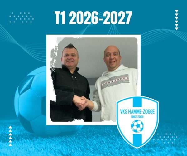 Provinciaal voetbal - 2de provinciale C Oost-Vlaanderen - VKS Hamme-Zogge - Tom De Bouvre wordt nieuwe T1 bij VK Hamme-Zogge