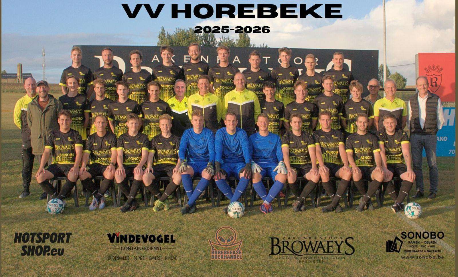 Provinciaal voetbal - 3de provinciale A Oost-Vlaanderen - VV Horebeke - VV Horebeke hoopt op een schokeffect