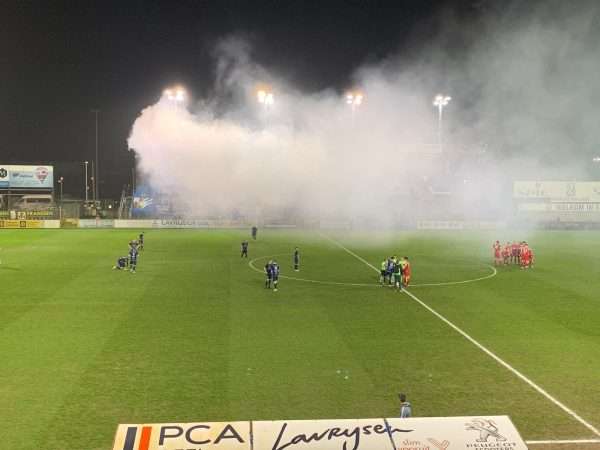 Nationaal voetbal - 3de nationale B - ASV Geel - KFC Turnhout - Kempico - Andy Van Hoof - hemel