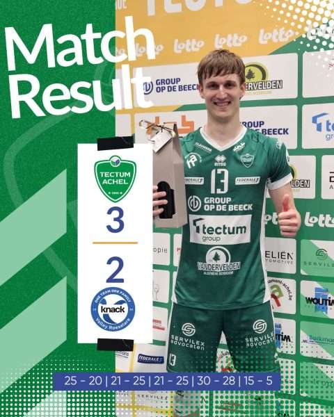 Nationaal volleybal - Lotto Volley League - Tectum Achel - Koekoek zegt Tectum Achel!