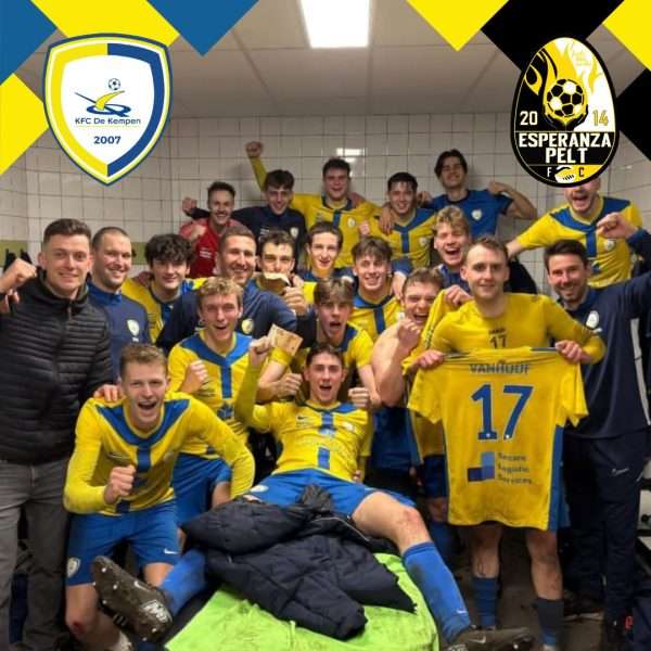 Nationaal voetbal - Derde nationale B - KFC De Kempen - KFC De Kempen mag de champagne koud zetten