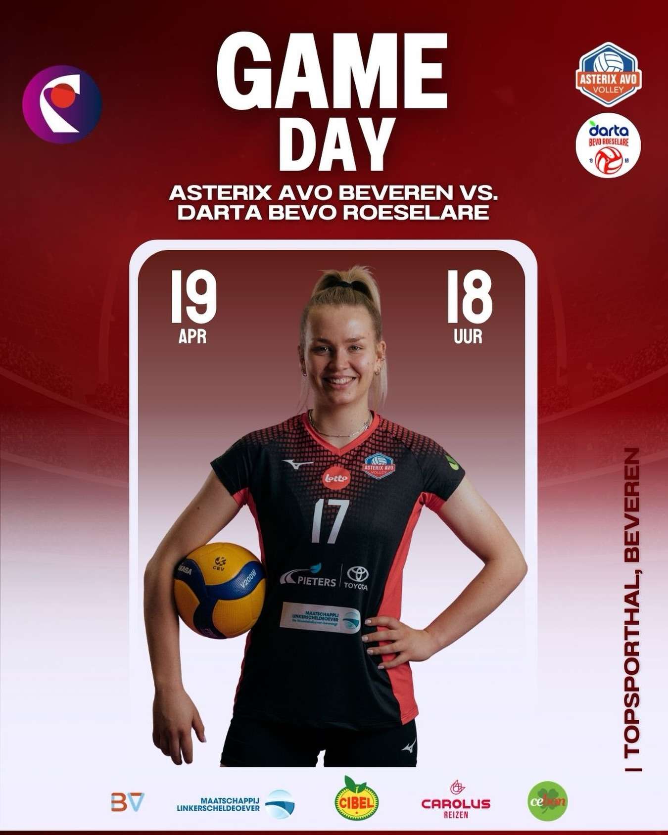 Nationaal volleybal - Lotto Volley League - Titelfinales - Asterix Avo Beveren