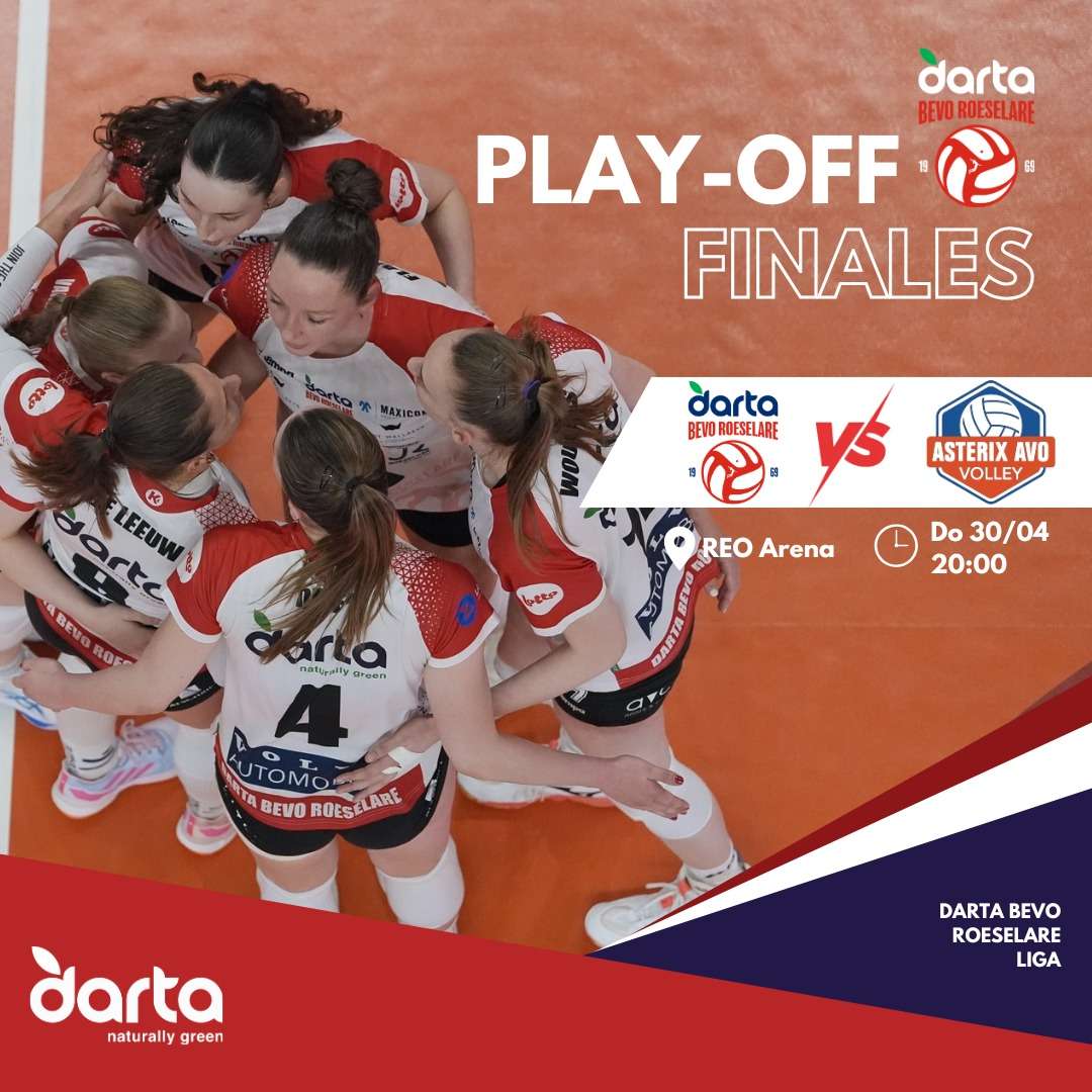 Damesvolleybal - Lotto Volley League - Darta Bevo Roeselare - Asterix Avo Beveren - Sterk Asterix Avo Beveren maakt het af in Roeselare!