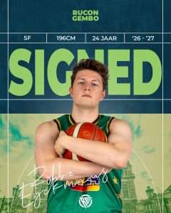 Basketbal - TDM1 - Rucon Gembo - Robbe Eyckmans - Mooie uitdaging bij Rucon Gembo