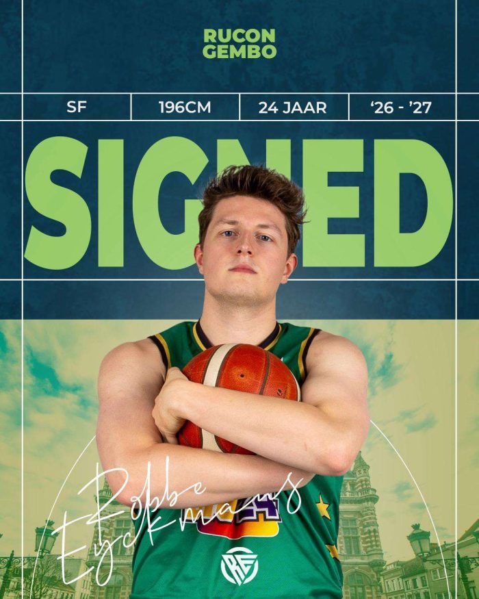 Basketbal - TDM1 - Rucon Gembo - Robbe Eyckmans - Mooie uitdaging bij Rucon Gembo