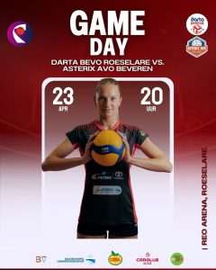 Nationaal volleybal - Lotto Volley League - Darta Bevo Roeselare - Asterix Avo Beveren - titelfinales - Asterix Avo Beveren wint vlot in Roeselare