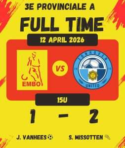 Provinciaal voetbal - 3de provinciale A Limburg - EMBO - Spanning troef bovenin na verlies van EMBO