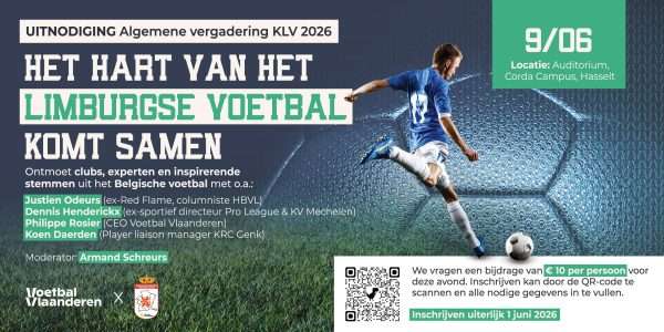 Voetbal algemeen - Provinciaal voetbal Limburg - KLV - Hart van het Limburgse voetbal komt samen