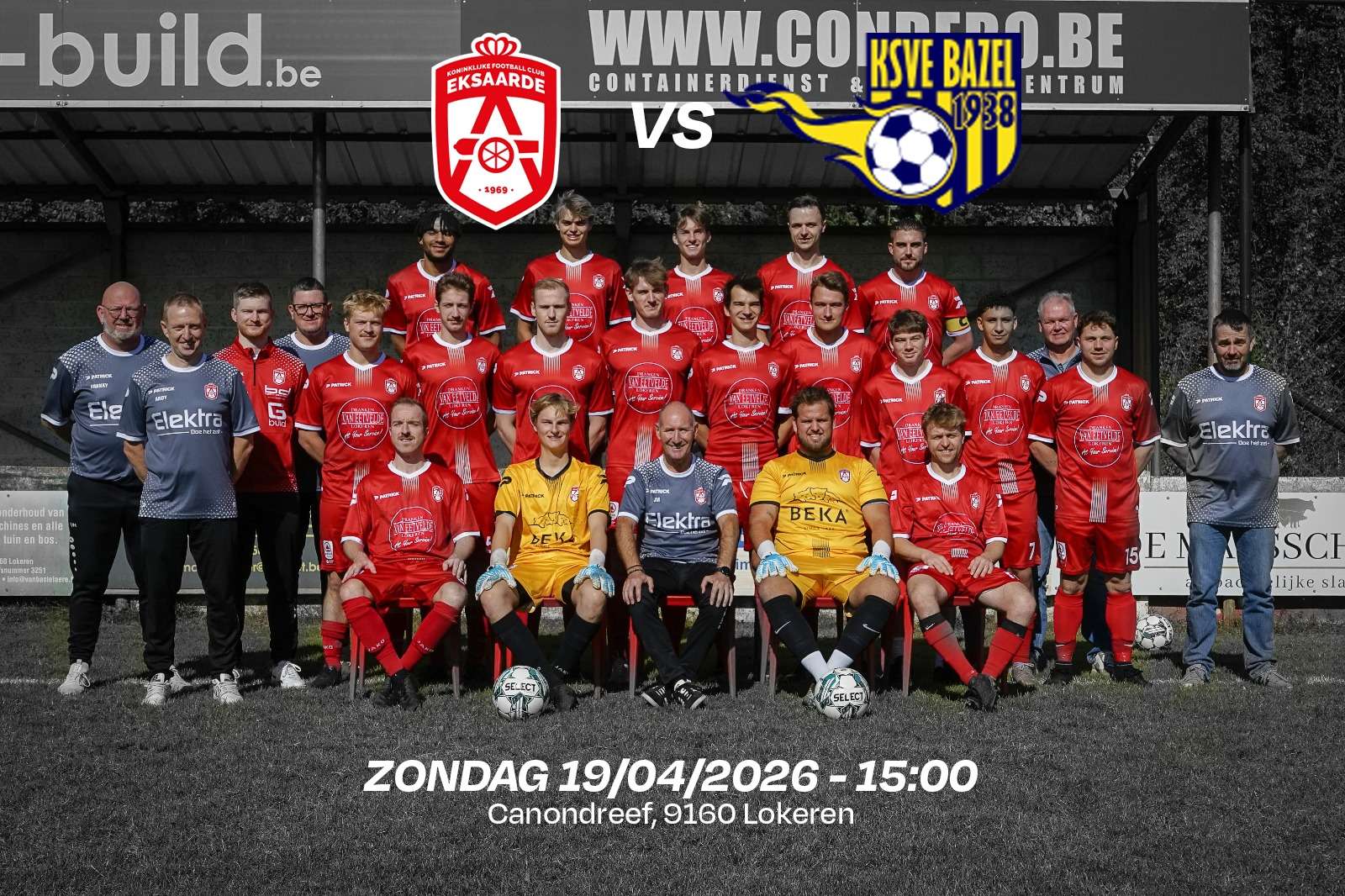 Provinciaal voetbal - 3de provinciale E Oost-Vlaanderen - KFC Eksaarde - Overtuigend KFC Eksaarde kampioen