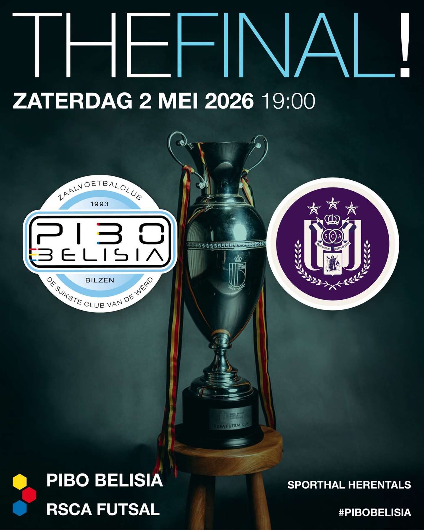 Futsal - Beker van België - Pibo Belisia - RSCA Futsal - Ontloopt RSCA Futsal tegen Pibo Belisia dé verrassing?
