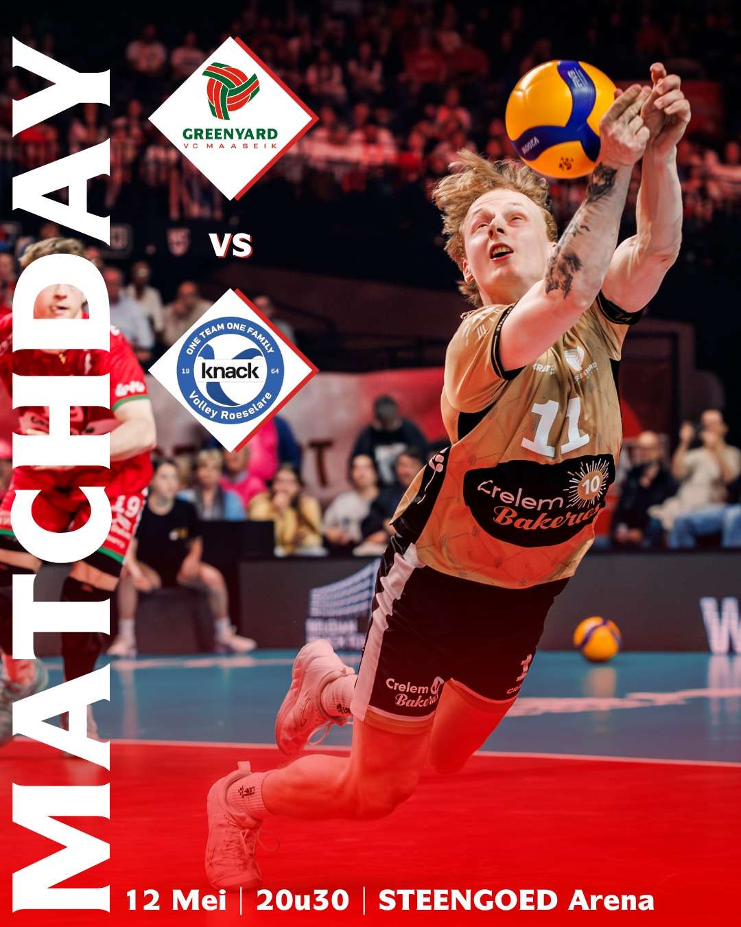Nationaal volleybal - Lotto Volley League - Volleybalclub Greenyard Maaseik - Kassa Kassa