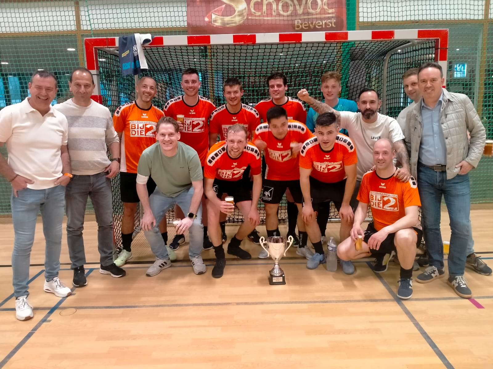 Zaalvoetbal - Bilzerse Liga - VZVB Limburg - ZVC Bij Die 2 - Jente Timmermans - Knappe bekerwinst