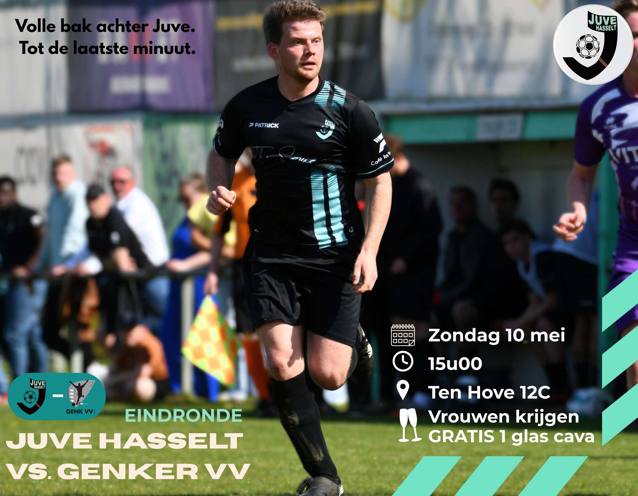 Provinciaal voetbal - Eindronde 3de provinciale Limburg - Juve Hasselt - Genk VV - Juve Hasselt promoveert naar tweede provinciale