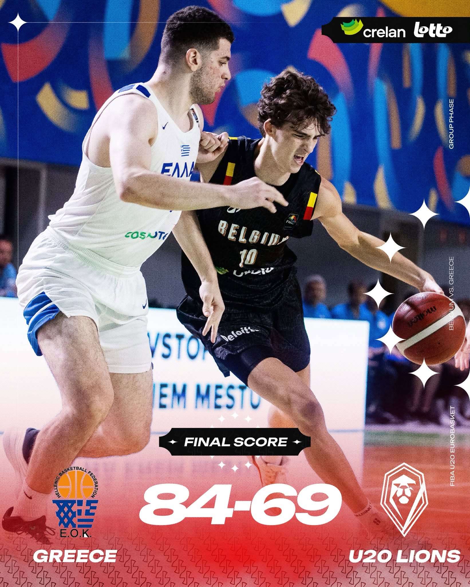 Belgian Lions U20 - EuroBasket - Griekenland