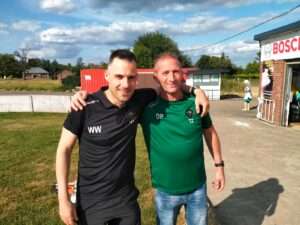 Provinciaal voetbal - 2de Provinciale B Limburg - KVVV 's Herenelderen - Wesley Warnots en Patrick Dexters zijn onafscheidelijk