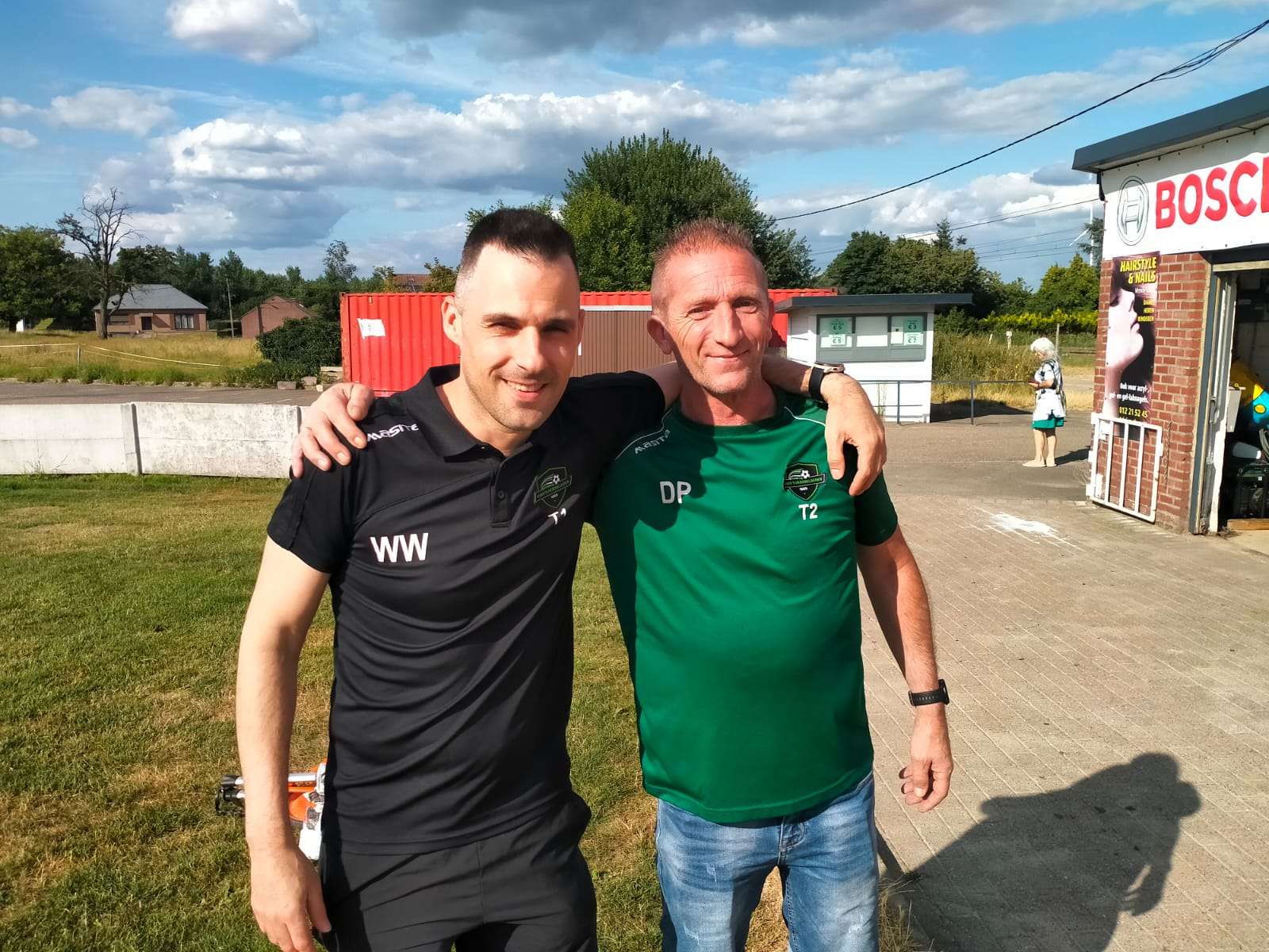 Provinciaal voetbal - 2de Provinciale B Limburg - KVVV 's Herenelderen - Wesley Warnots en Patrick Dexters zijn onafscheidelijk