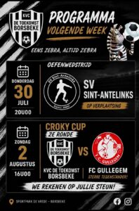Croky Cup - KVK Svelta Melsele - KVC De Toekomst Borsbeke - Mikt KVC D Toekomst Borsbeke op nieuw bekeravontuur?