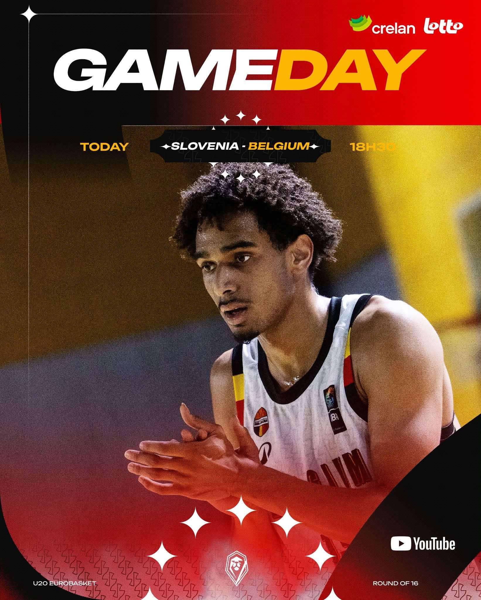 88-61 - Belgian Lions U20 - Slovenië