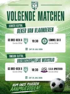 Beker van Vlaanderen - KGS Bree-Beek - Lommel SK B