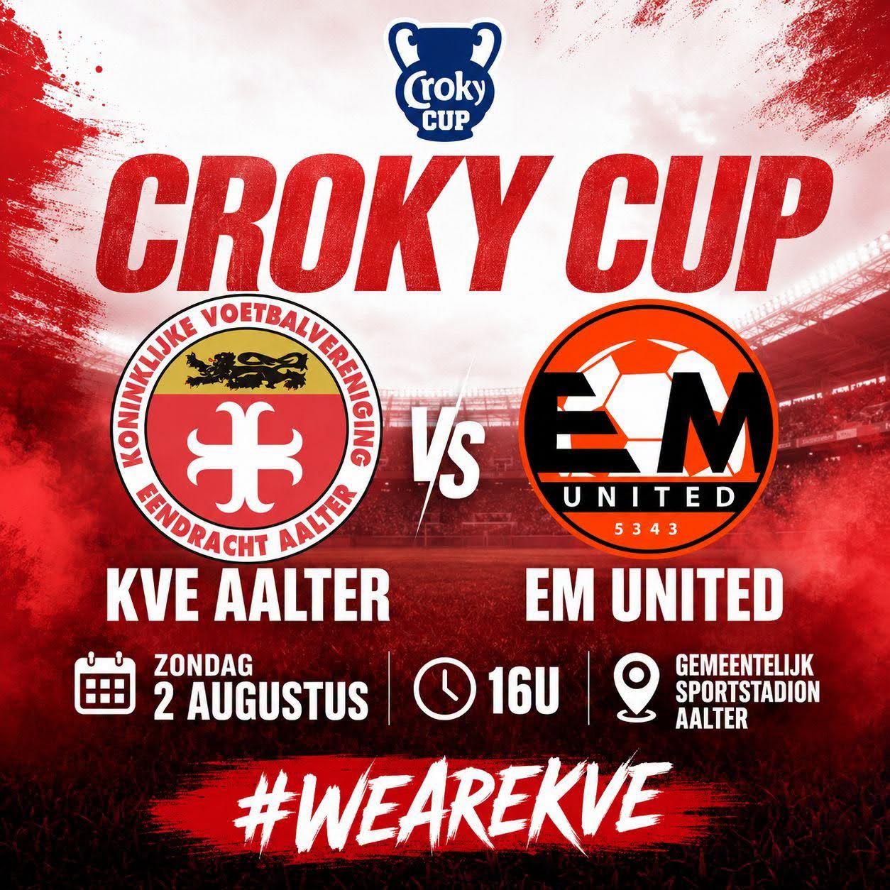 Croky Cup - KVE Aalter - Erpe-Mere United - Eendracht Aalter wil nog verder bekeren