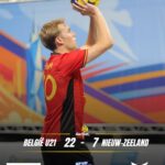 Finale - WK U21 - België - Nieuw-Zeeland
