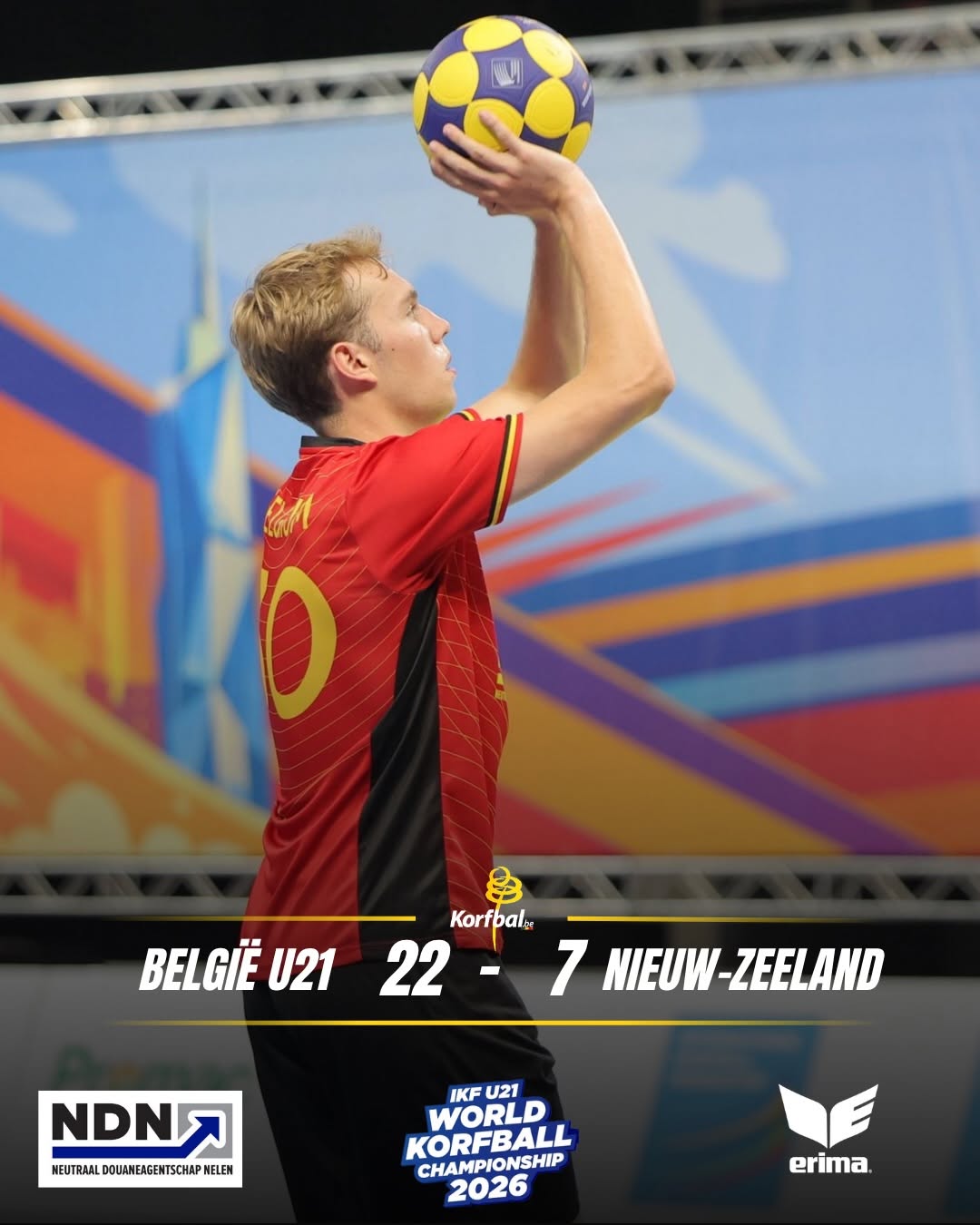 Finale - WK U21 - België - Nieuw-Zeeland