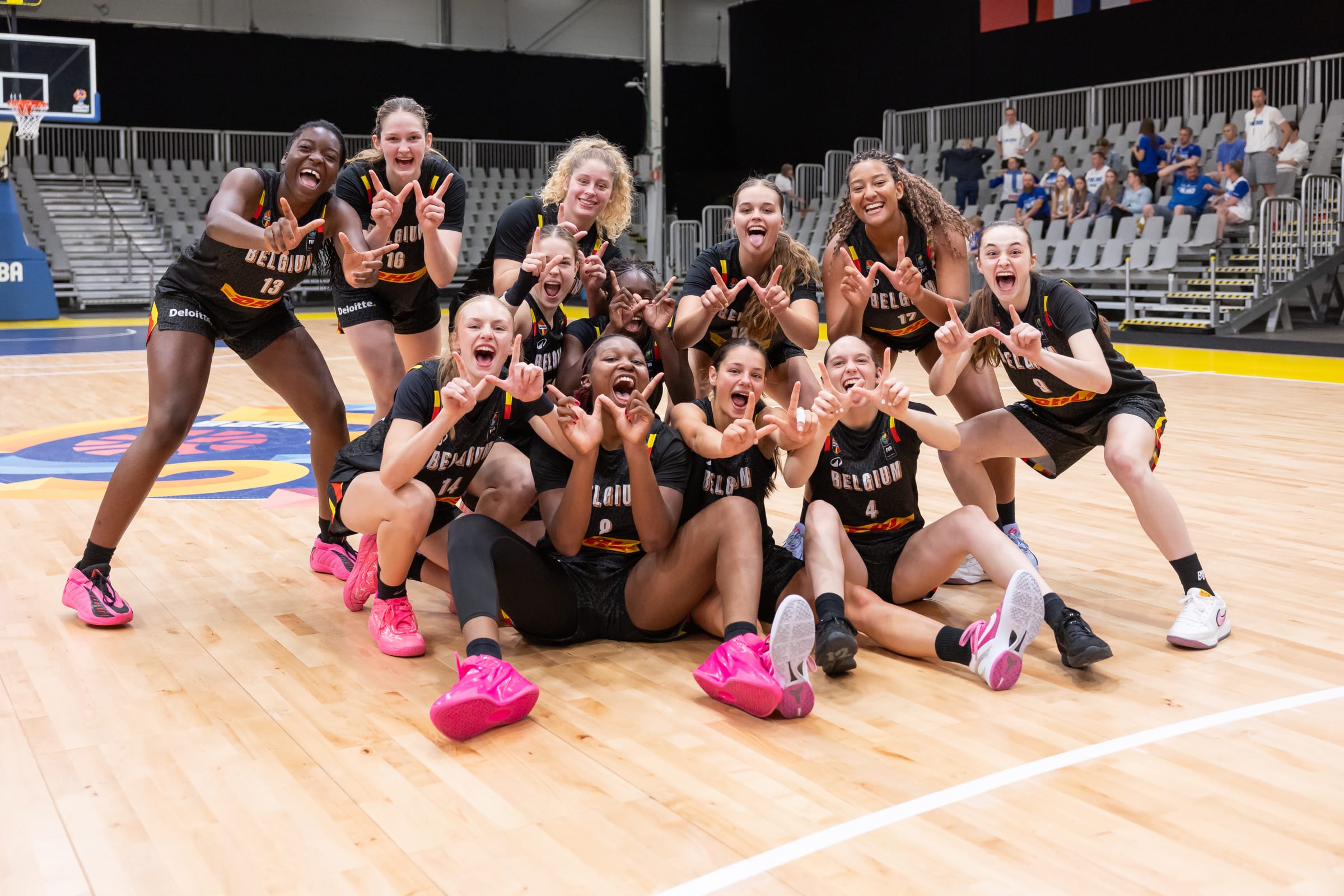 Belgian Cats U18 - Eurobasket - Finland - overwinning