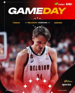 Basketbal - Belgian Lions - Eurobasket - Tsjechië