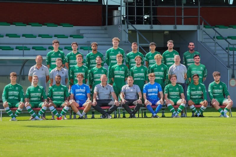 Nationaal voetbal - 2de klasse B - K. Bocholter VV - Witte rook boven de Axor Arena