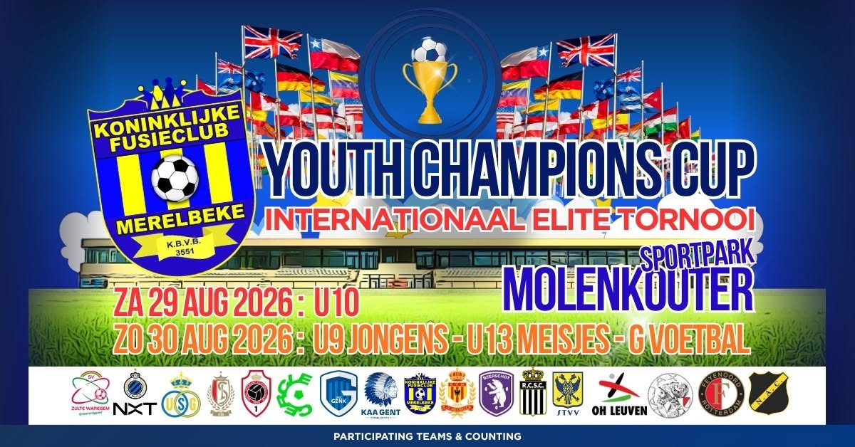 Jeugdvoetbal - KFC Merelbeke - Youth Champions Cup