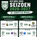 Nationaal voetbal - 3de nationale B - KGS Bree-Beek - KGS Bree-Beek op ontdekkingstocht