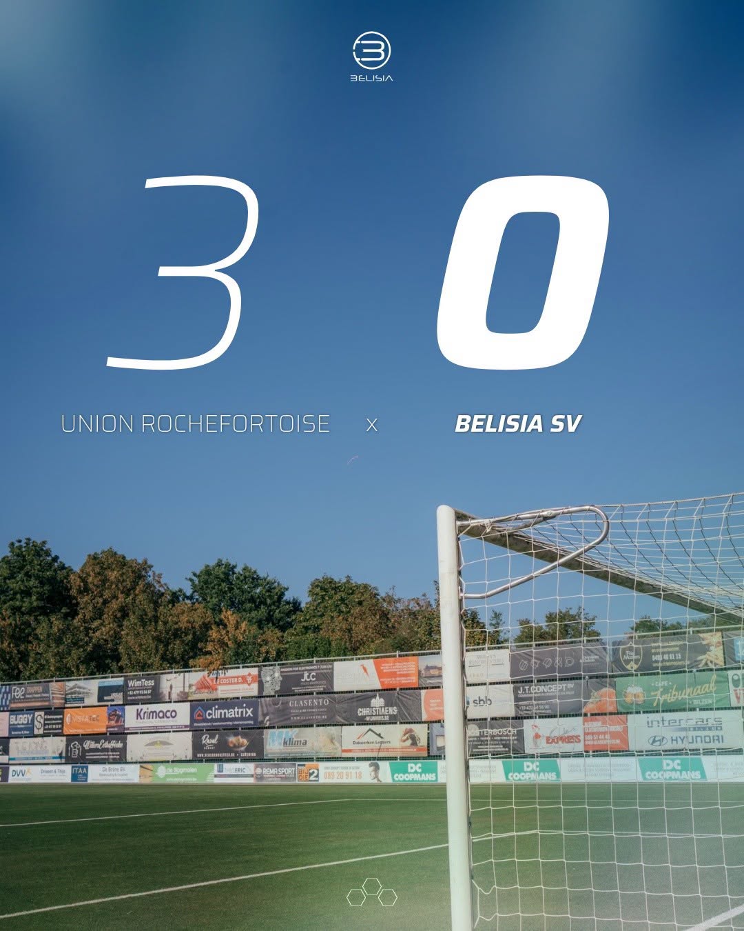 Croky Cup - Belisia SV - Union Rochefortoise - Een nieuw cupverhaal zit er niet in voor Belisia SV